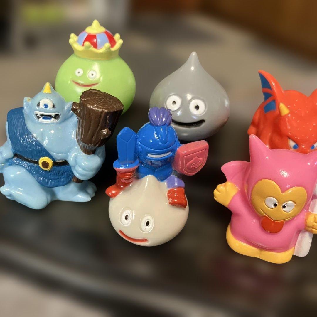 激レア】ドラゴンクエスト 天空の章 ソフビ 指人形 フィギュア セット 当時物