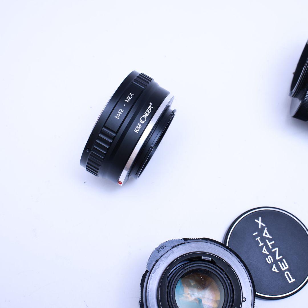 M42レンズ2本　SONY　αEマウントアダプター付き