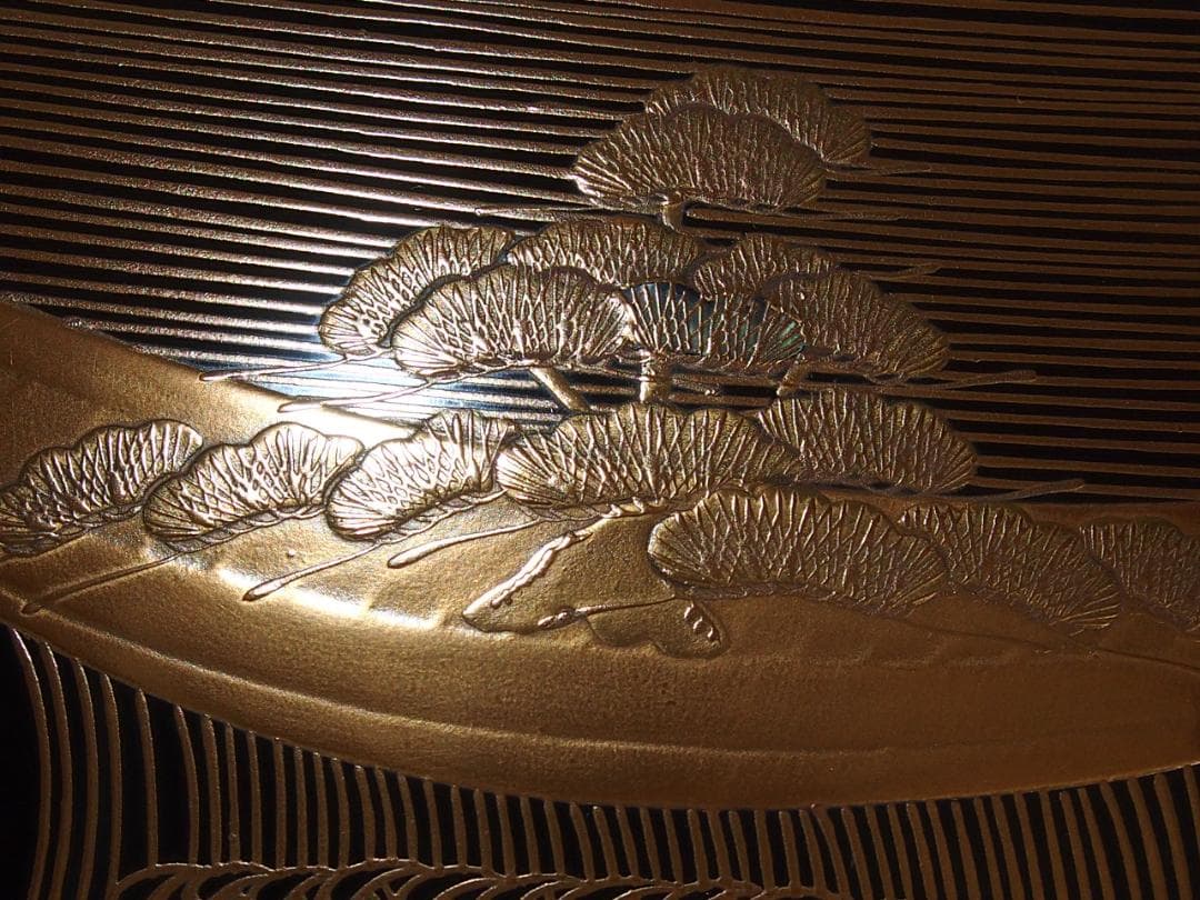 【高級・未使用】輪島塗 わじま慶塚 花舟蒔絵 文庫 小物入れ/レターケース/文箱