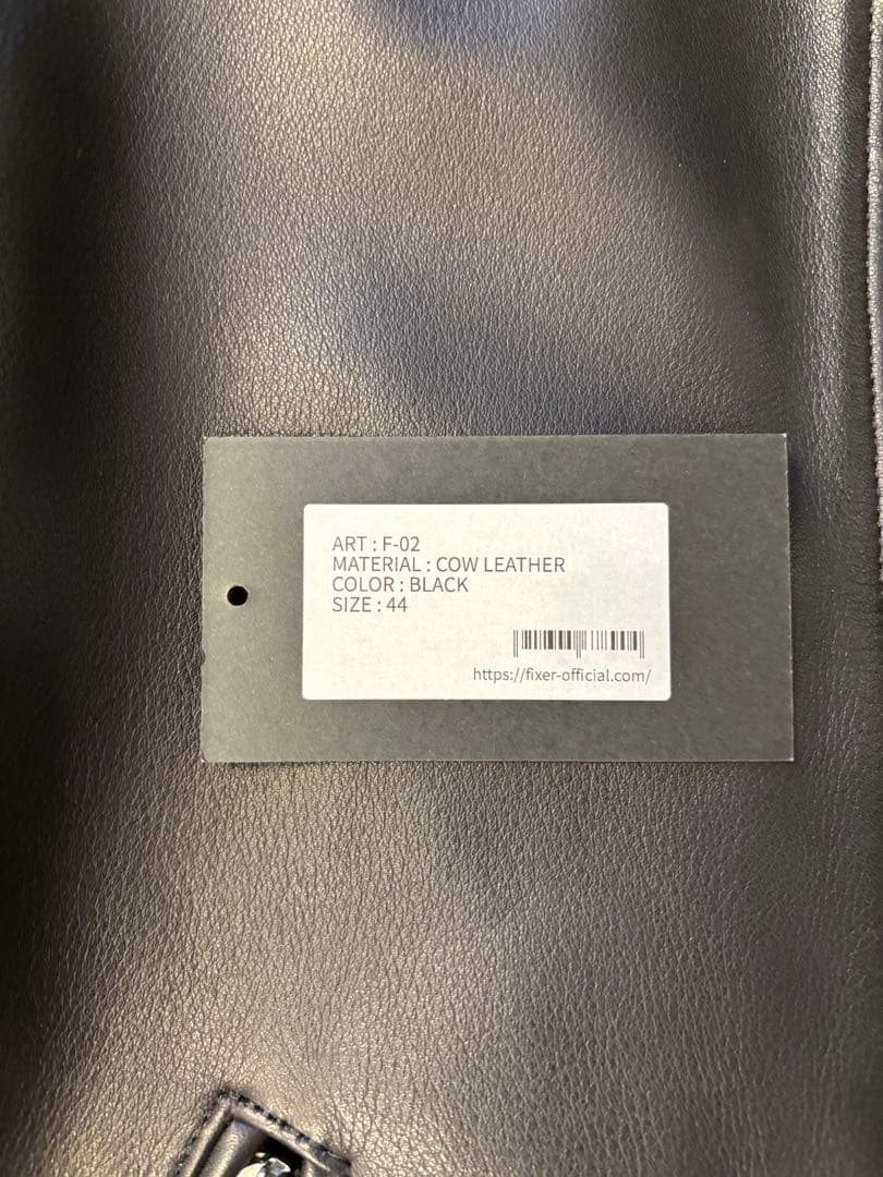 【最終値下】FIXER F2 シングルライダース ブラック フィクサー 44