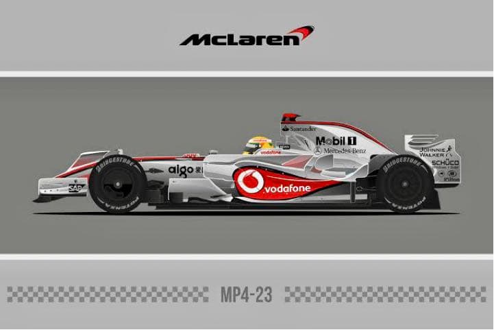 【非売品】F1 2008 BRAZIL GP VODAFONE MCLAREN