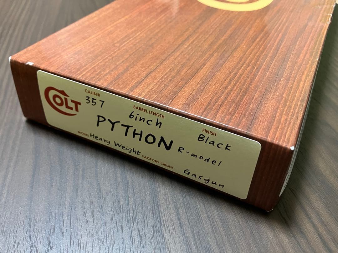 タナカワークス コルト パイソン 6インチ R-model HW ガスガン