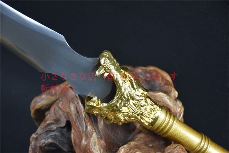 神武銃 古兵器 武具 刀装具 模造刀 金属製　模造槍 3分割式