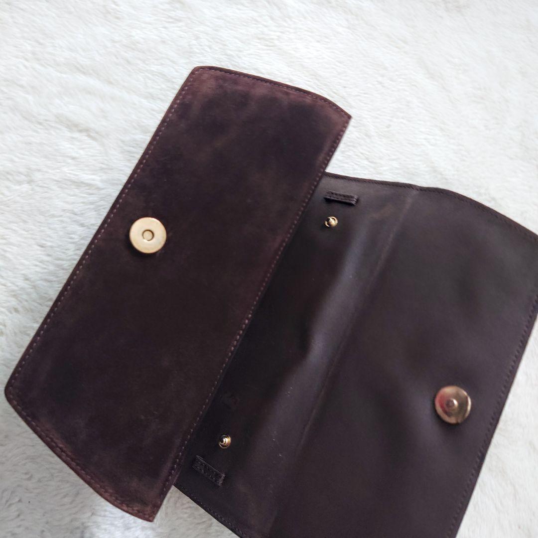 高級 希少モデル イタリア製 RODO 2way バッグ ゴールド スエード