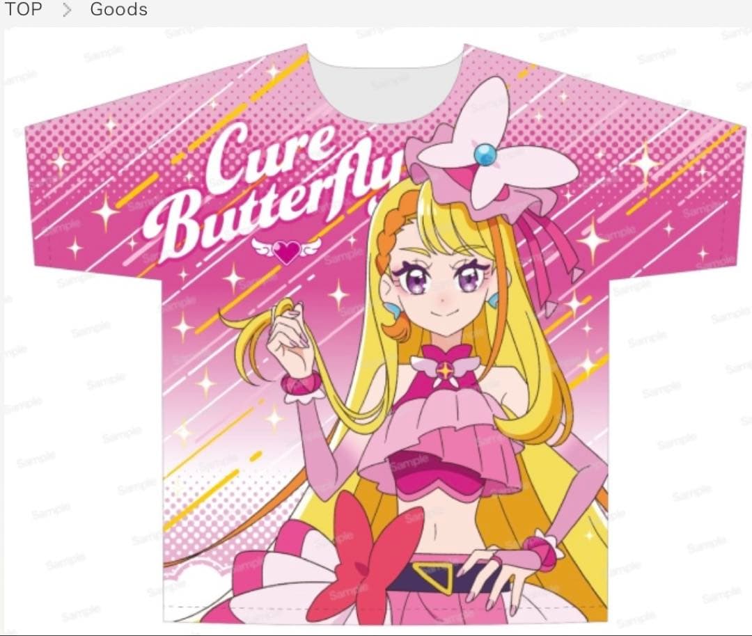 プリキュア フルグラフィック Tシャツ キュアバタフライ