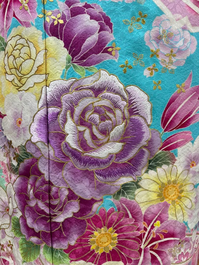 振り袖　フルセット　別誂長襦袢　金彩加工　長尺袋帯　成人式　結婚式　695