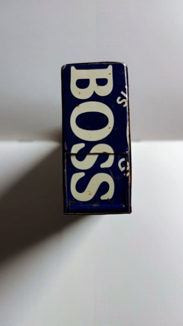 SUNTORY BOSS 振り子時計 壁掛空缶シガレットケース レトロ2セット