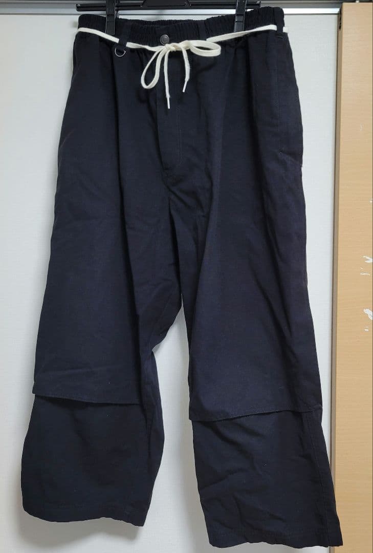 Y-3 M CANVAS WORKWEAR CROPPED PANTS ブラック