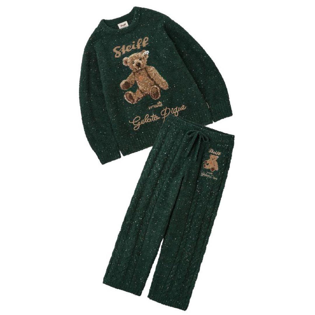 ジェラートピケ Steiff シュタイフ プルオーバー ロング パンツ