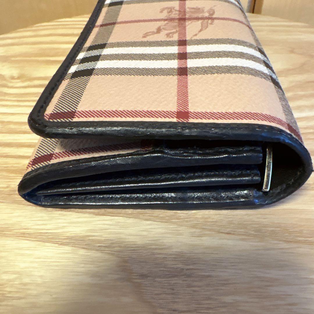 Burberry シャドーホース　長財布　ノバチェック