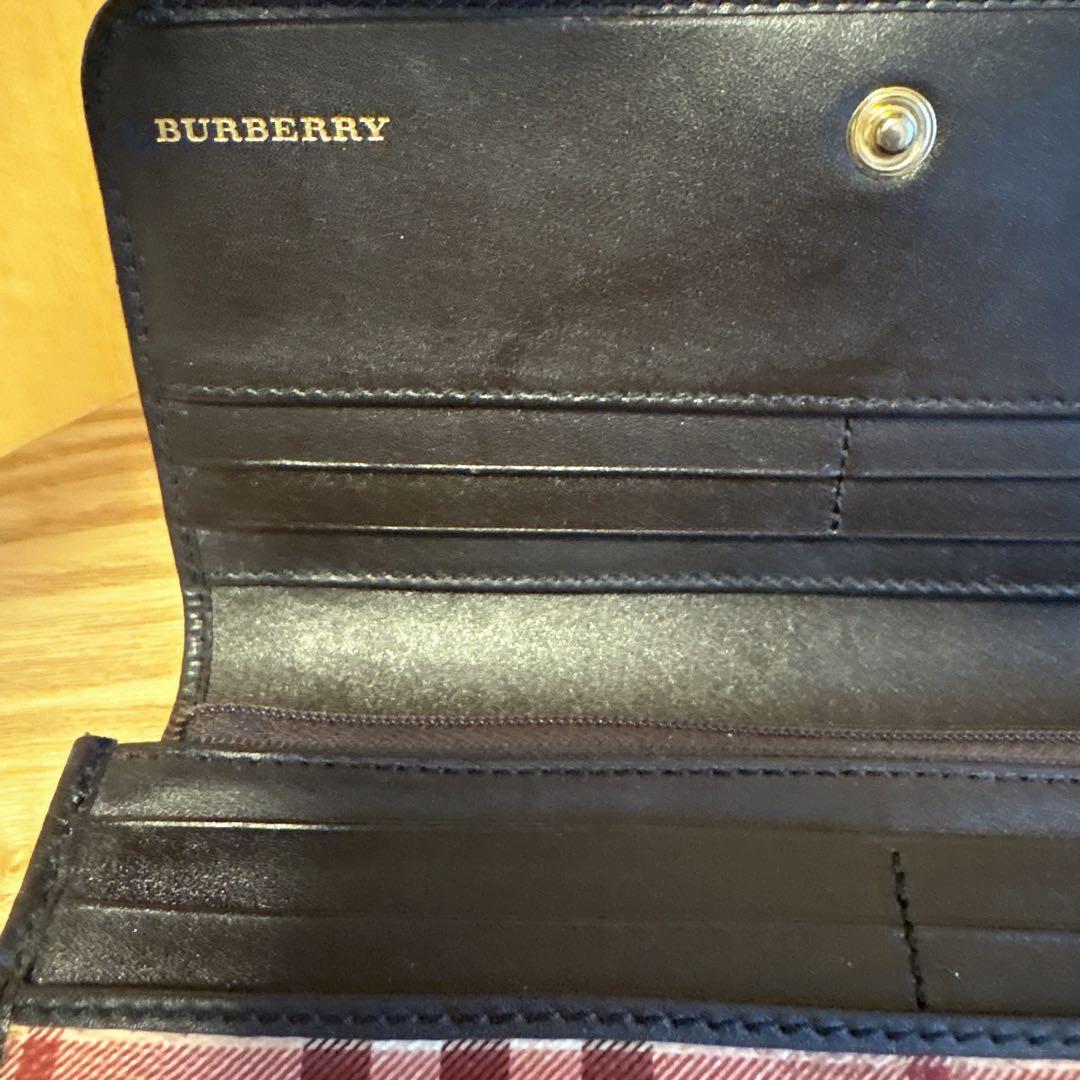 Burberry シャドーホース　長財布　ノバチェック