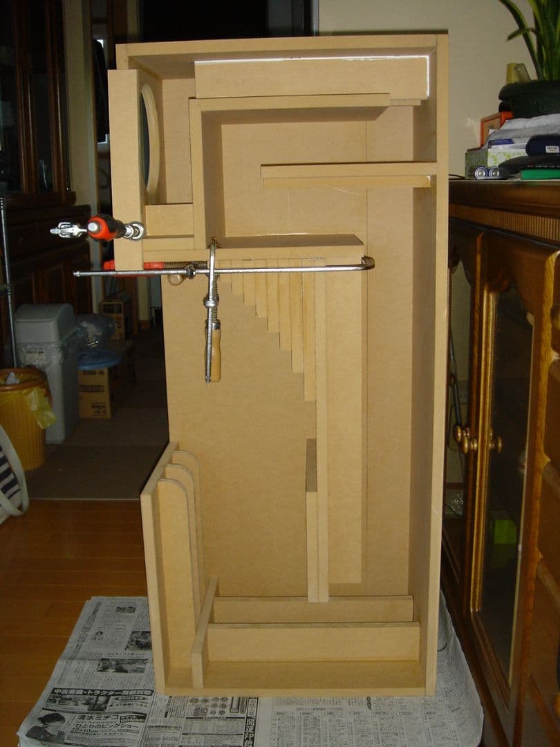 バックロードホーンFostex FE208Ｅ∑　自作品　北海道引取り限定