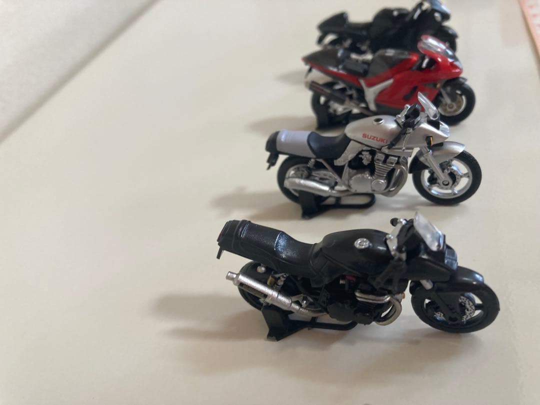 旧車バイクミニチュア 8台セット (おまけ2台)