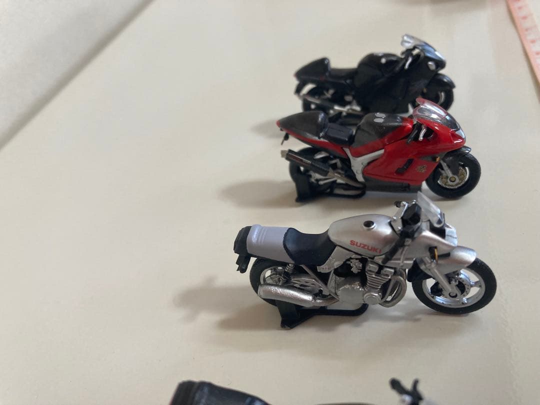 旧車バイクミニチュア 8台セット (おまけ2台)