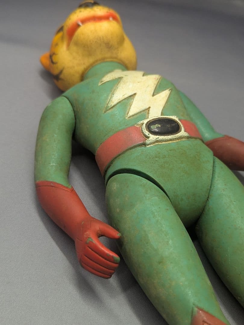 【当時物】 鉄人タイガーセブン ブルマァク レアソフビ