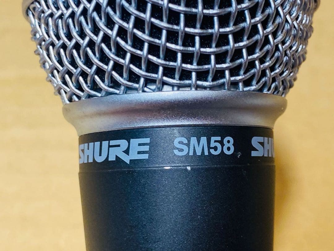 SHURE SM58 ダイナミックマイク 中古!