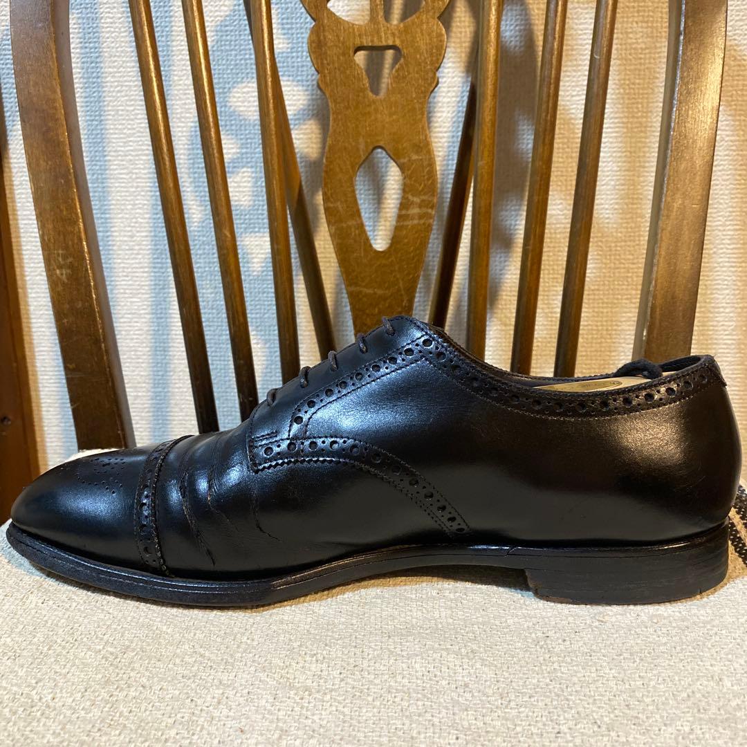 Edward Green エドワードグリーン セミブローグシューズ ブラック