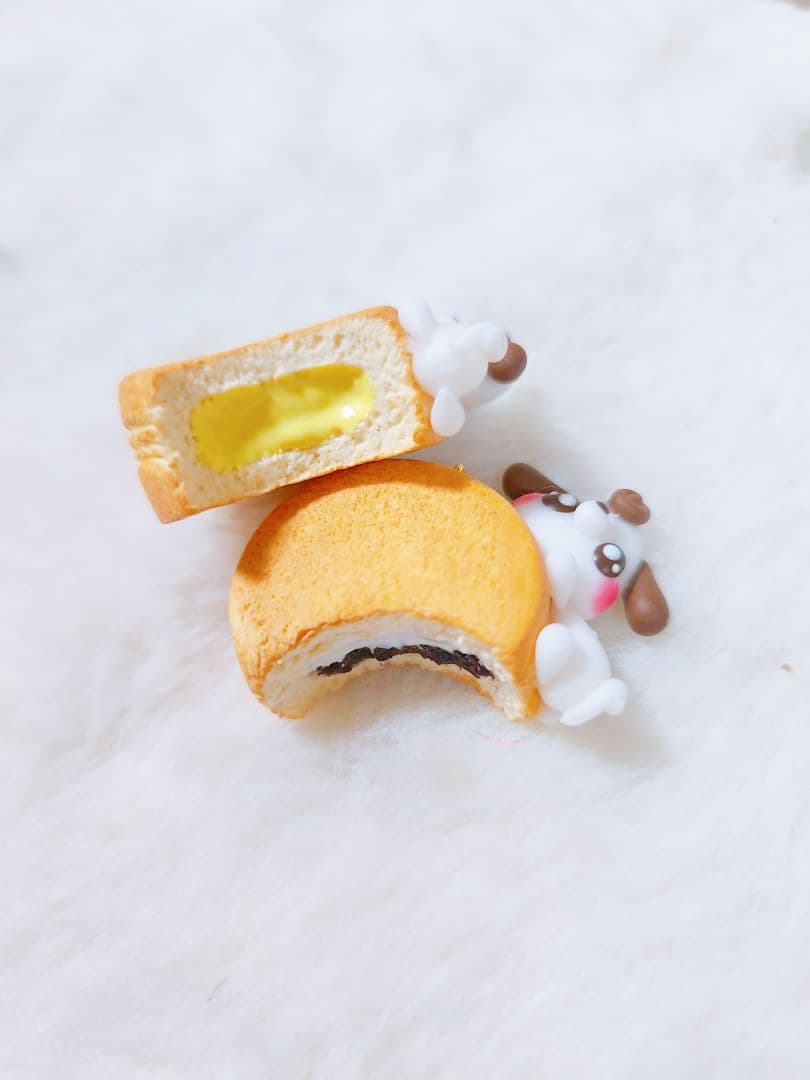 七夕チーズケーキ　バンビ　フェイクスイーツ　樹脂粘土　スイーツデコ　チャーム