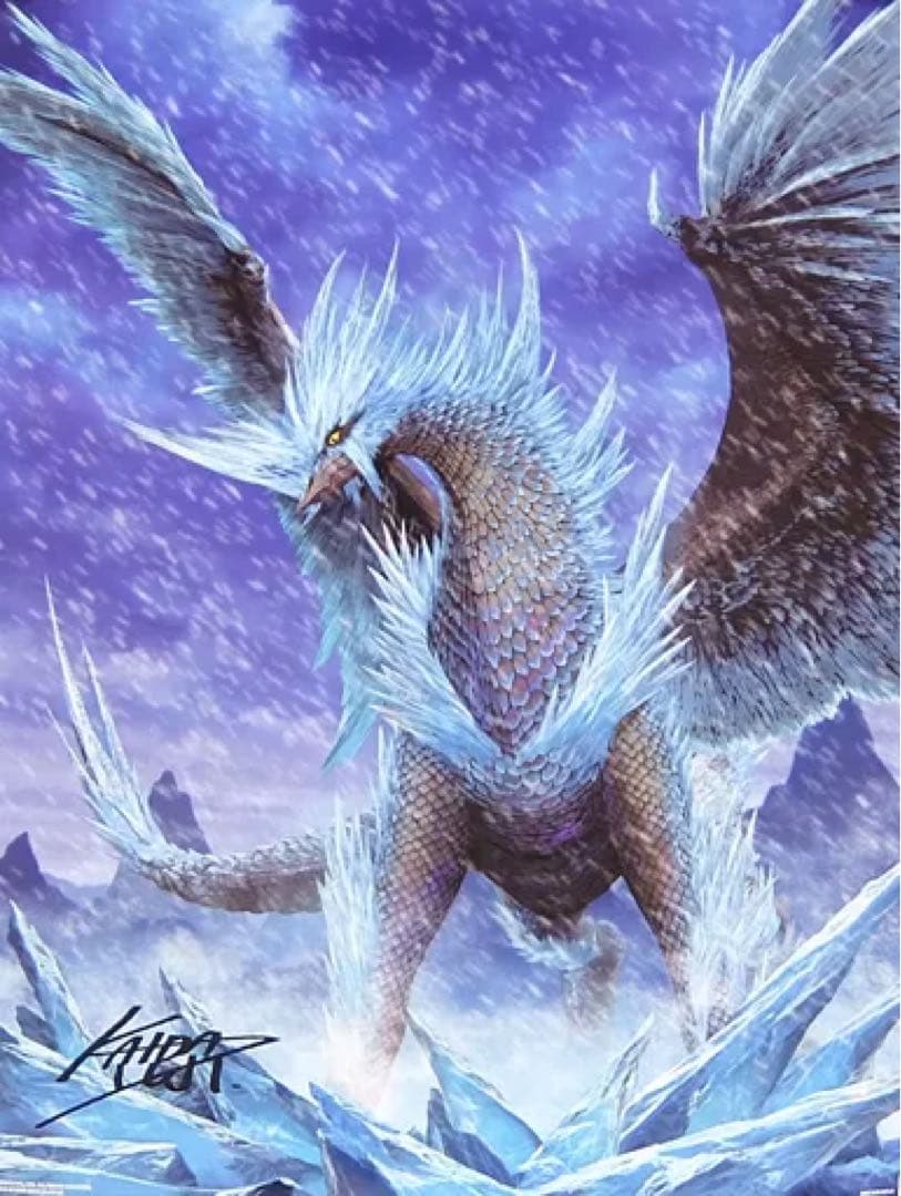 モンスターハンター　一番くじ　トリプルチャンス　イヴェルカーナ　ポスター