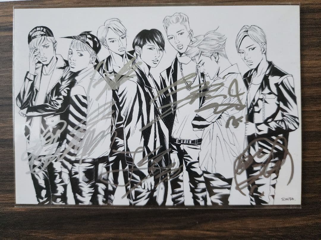 [値下げ！当選証明書付き]　BTSメンバー全員直筆サイン入りポストカード