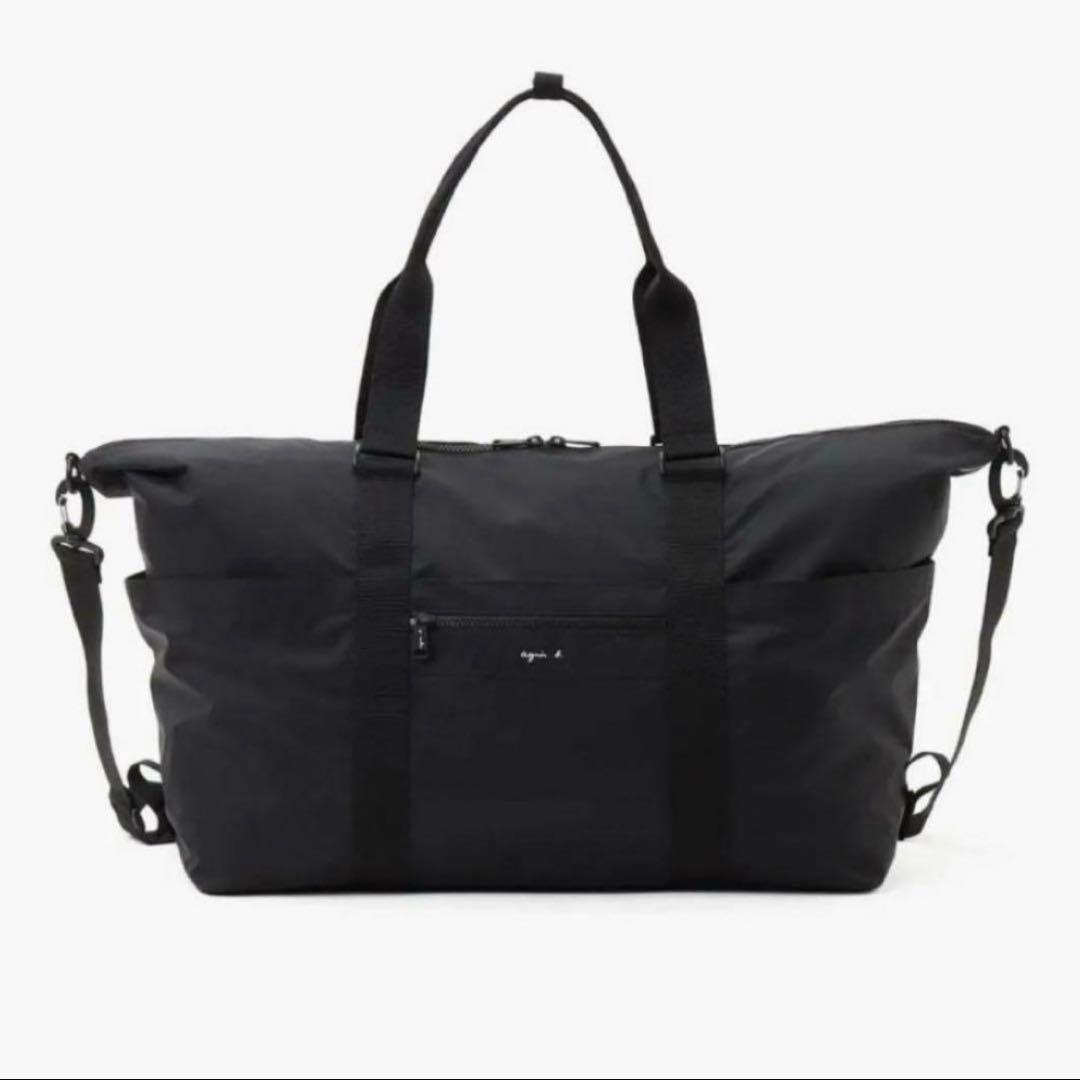 agnes b. VOYAGE アニエスベー バッグ ボストンバッグ ブラック