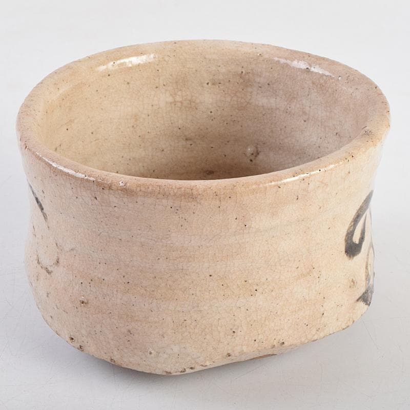 加藤唐九郎（一ム斎）作　古志戸窯　志野茶碗　銘白妙　清水公照極め箱　MR9413