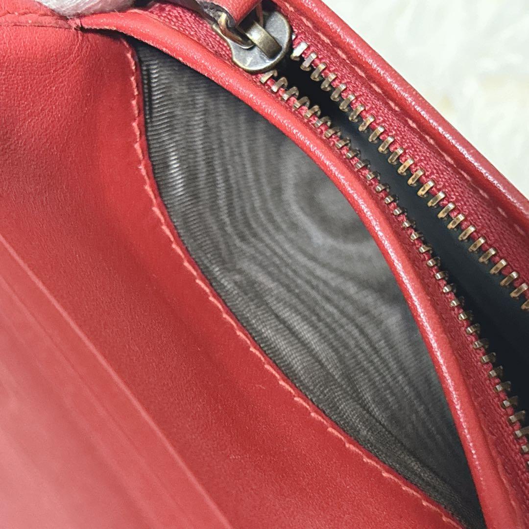 美品✨GUCCI ストーン抜けなし チェリー さくらんぼ 二つ折り財布 GG柄