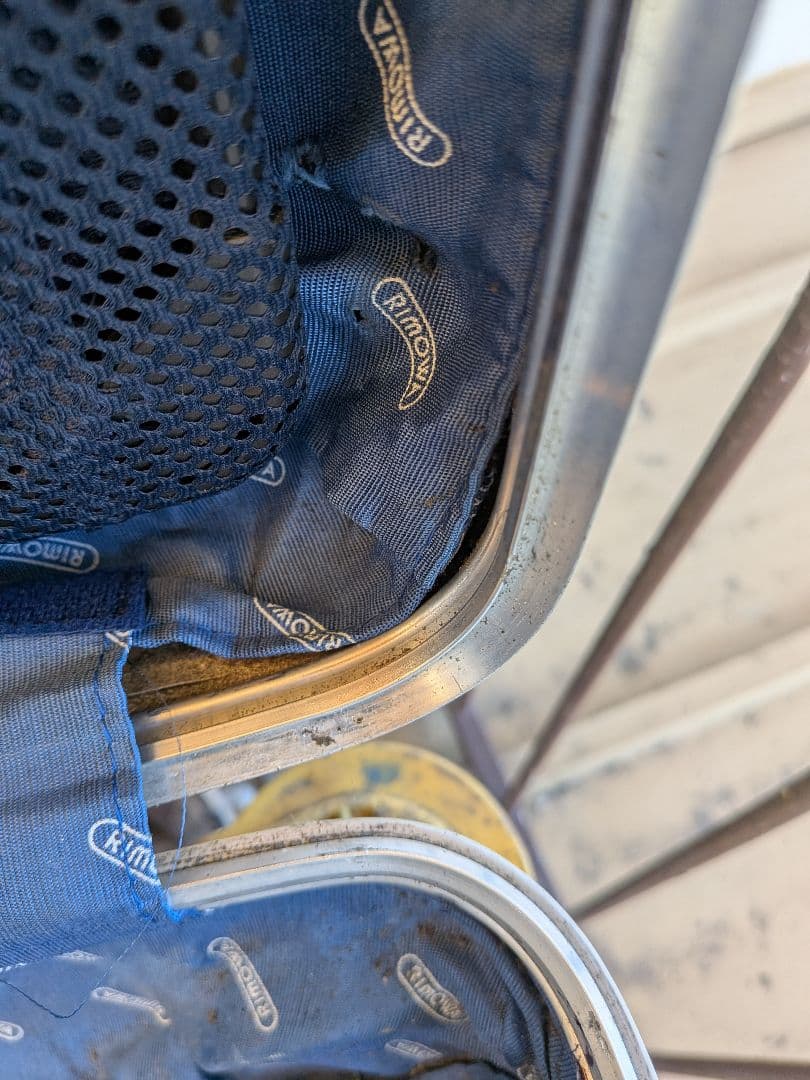 RIMOWA TOPAS スーツケース 廃盤 2輪　青ロゴ　リモワ