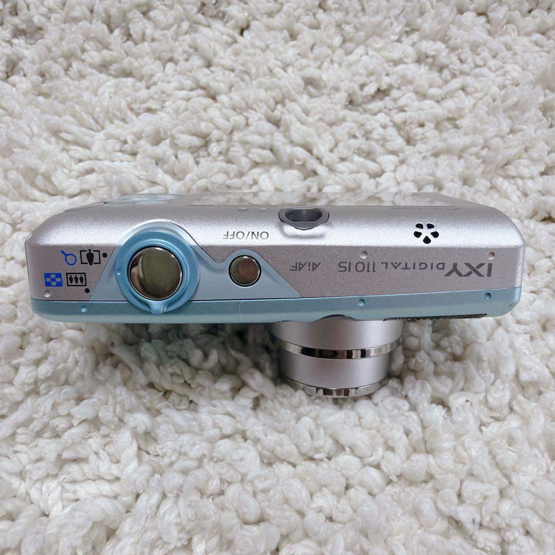 Canon IXY DIGITAL 110 IS デジカメ コンデジ 青 ブルー