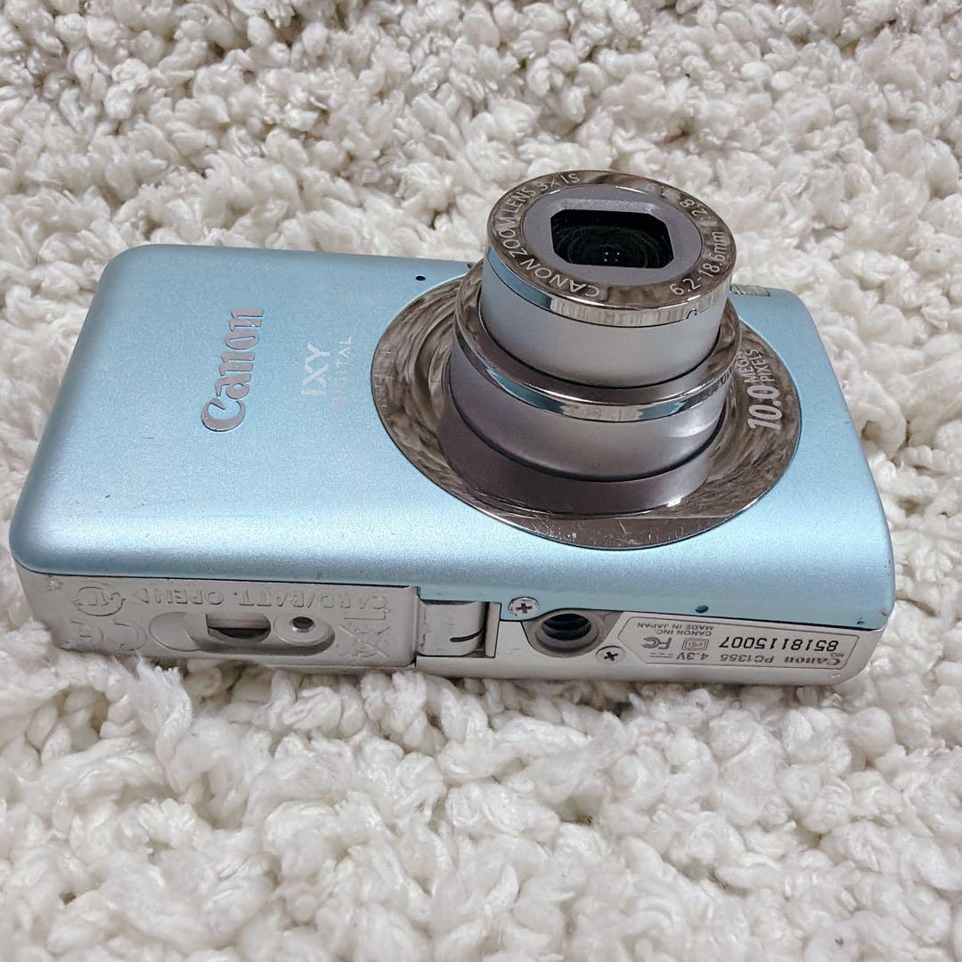 Canon IXY DIGITAL 110 IS デジカメ コンデジ 青 ブルー