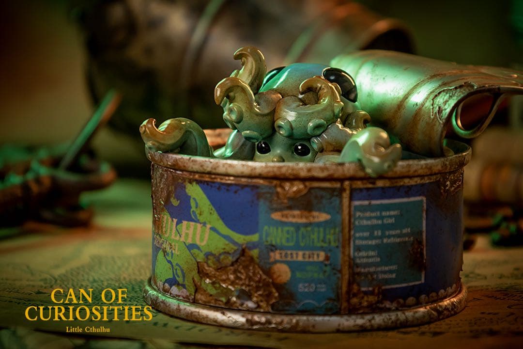 好奇心の缶詰　河童　マーメイド　クトゥルフ　フィギュア　スタチュー　アートトイ