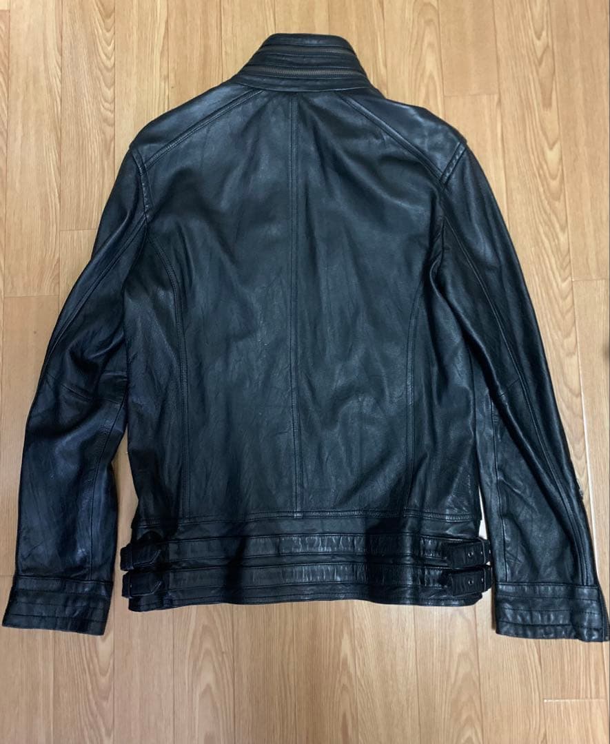 MAGAZINES別注 JACK ROSE シープ レザー ジャケット ブラック