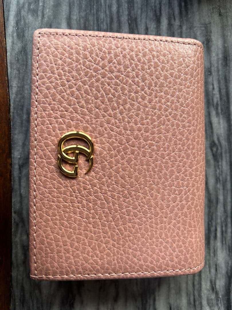 GUCCI グッチ 二つ折り財布 GGマーモント
