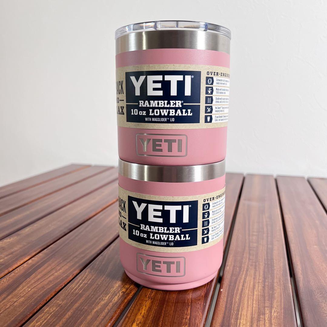 YETI 10oz ランブラー サンドストーンピンク 新品同様 スレあり2個