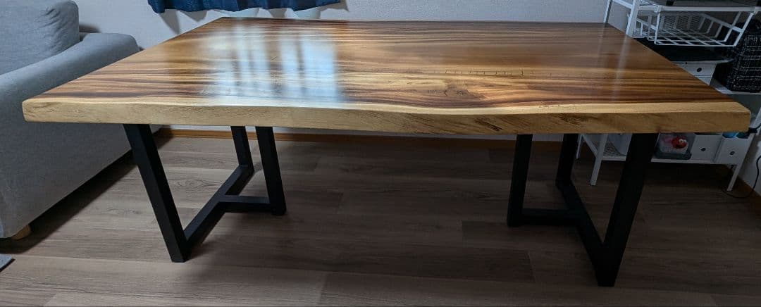無垢 一枚板 モンキーポット テーブル ②脚のみ