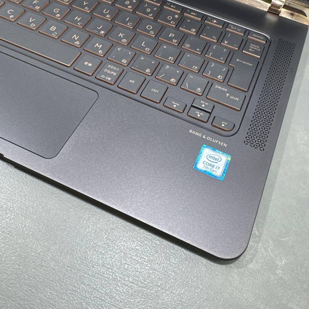 【限定1台】HP Spectreアッシュブラック☘️7世代i7☘️NVMe512