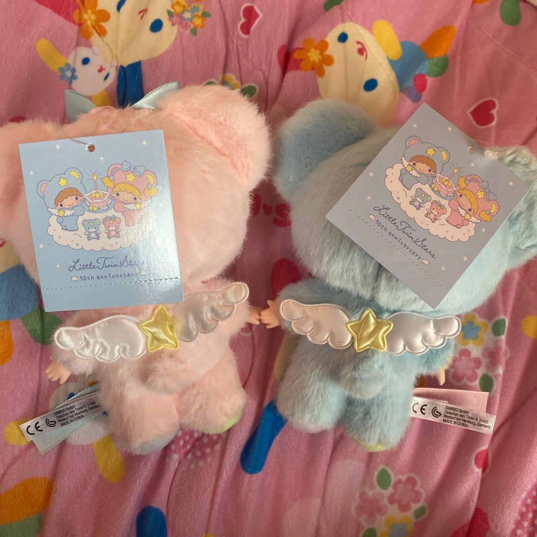 リトルツインスターズ 50周年 星空のエンジェル マスコットホルダー キキララ