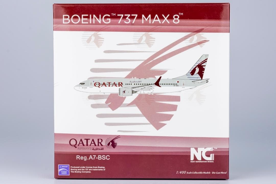 カタール航空 737MAX8 A7-BSC 1/400