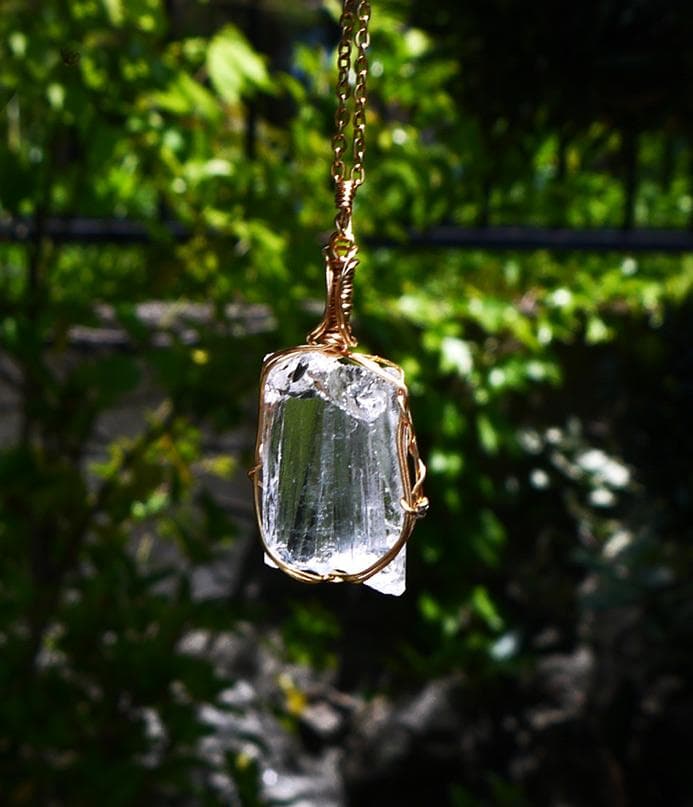 高品質 レムリアンクリスタルピュアレイ ペンダントトップ◇