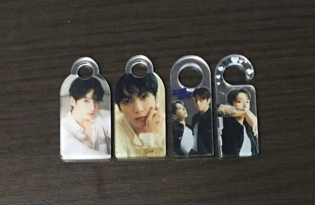 【PAオレンジ】ジョングク アクリルパーツ　アクリルチャーム ストロータグ