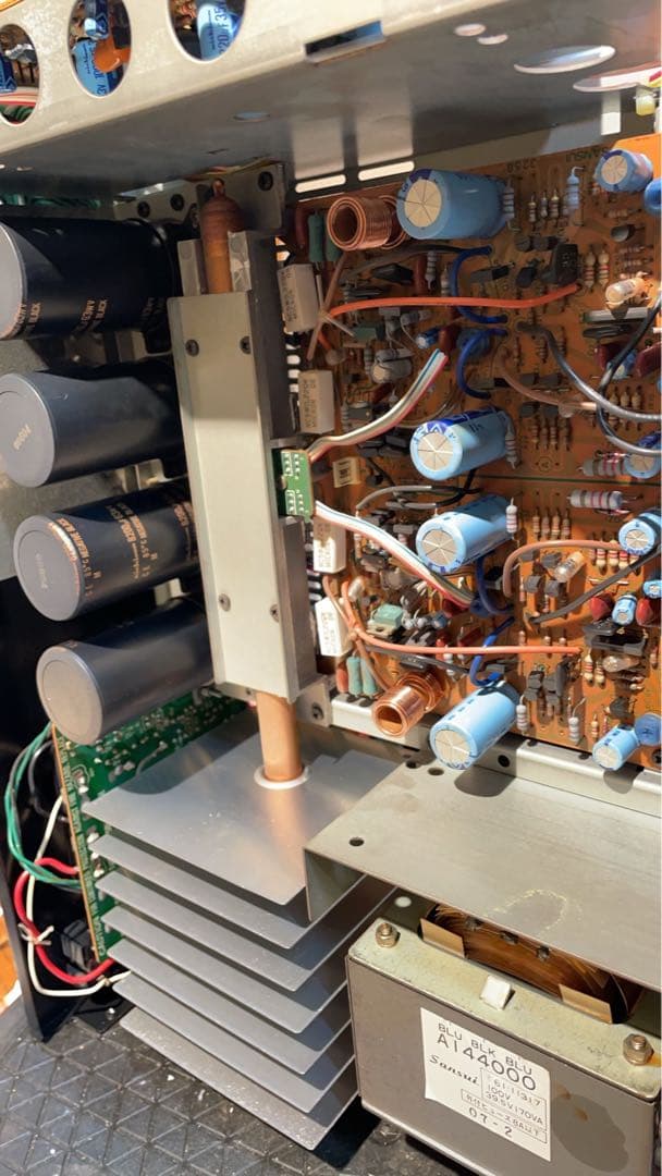 サンスイ AU-D607F プリメイン アンプ シルバー 動作品