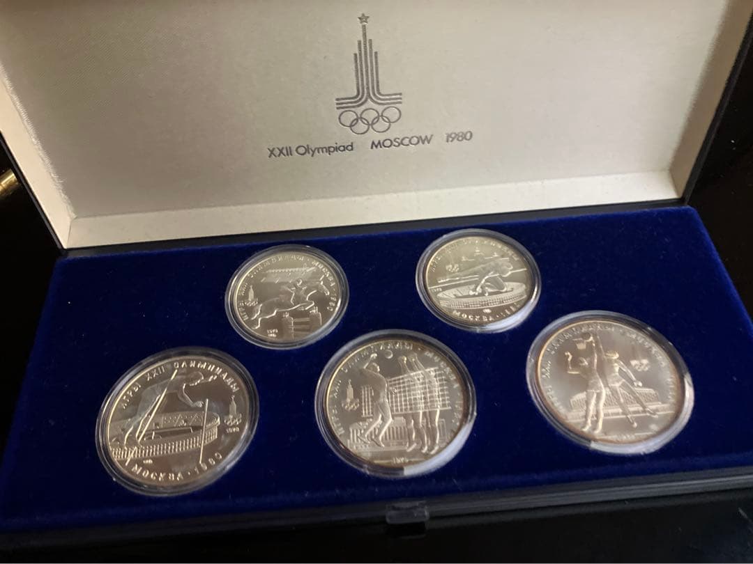 1980年モスクワオリンピック銀メダルセット