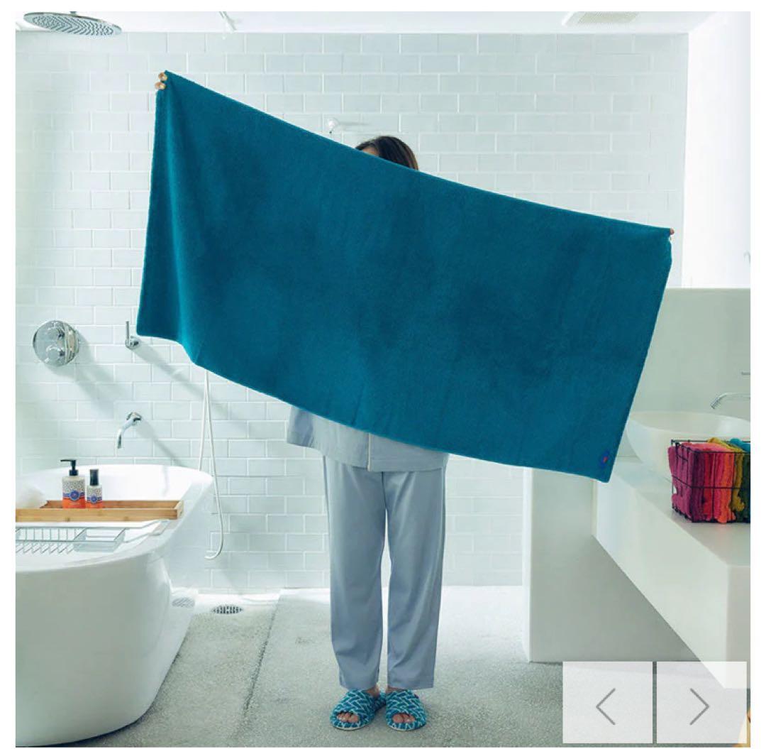 hippopotamus ヒポポタマスバスタオルセット オレンジ 青