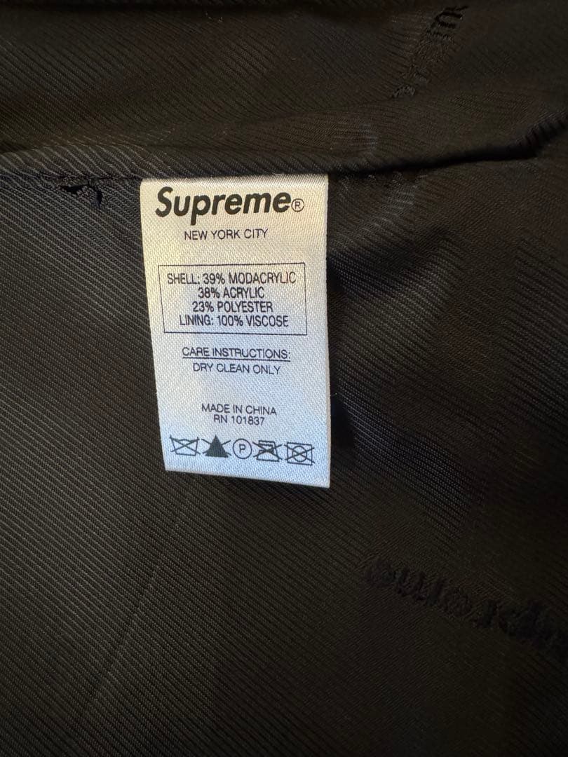 supreme ヒステリックグラマー　ファー　コート