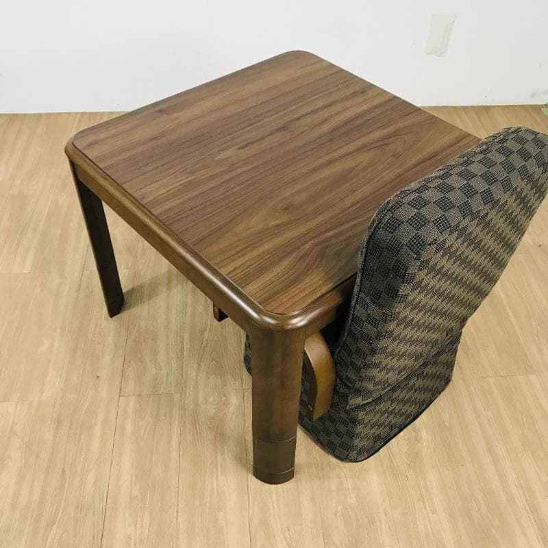 ソファーでも使える　4段階高さ調整リビングこたつ75