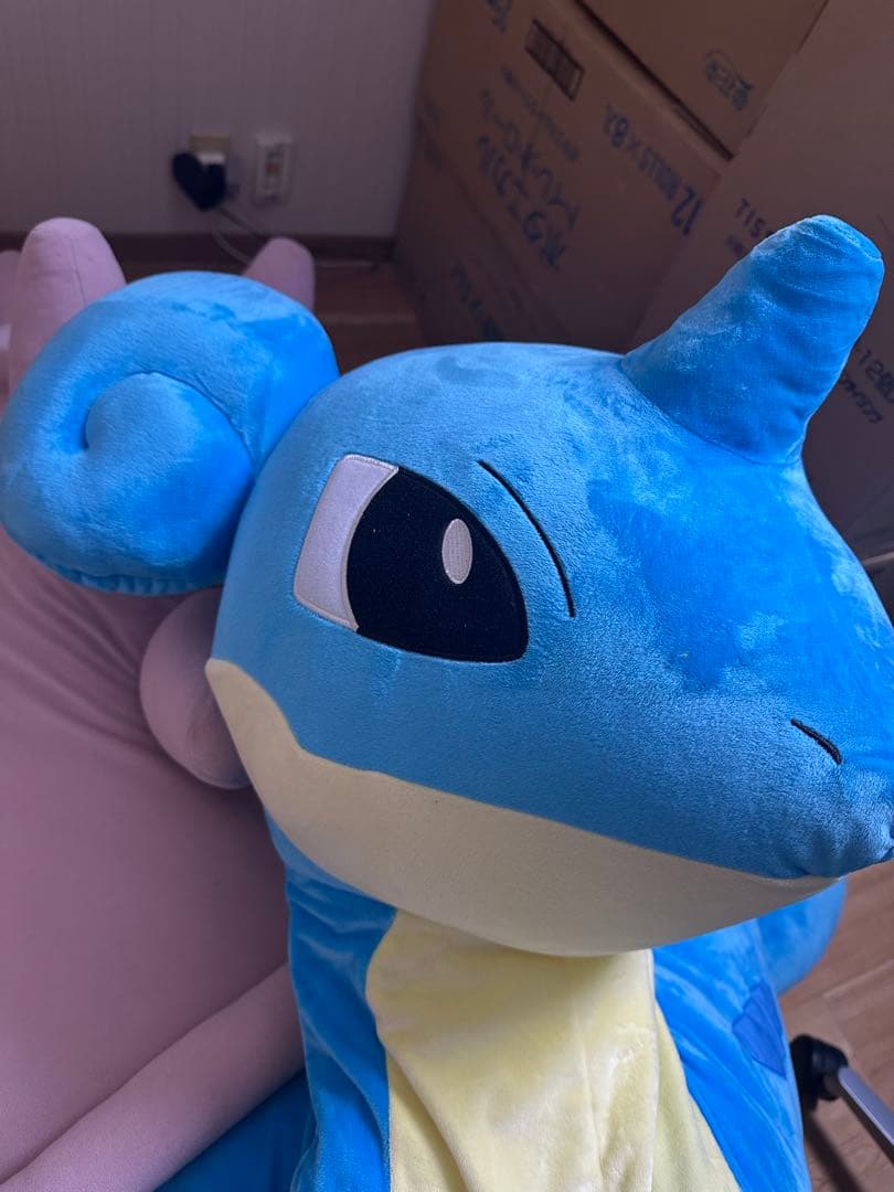 ⑧ 【レア】ポケットモンスター　絶対乗りたいラプラス　特大　ぬいぐるみ