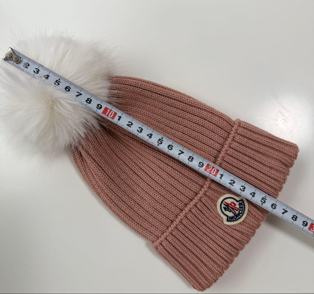 Moncler モンクレール キッズ ニット帽 ニットキャップ ポンポン M