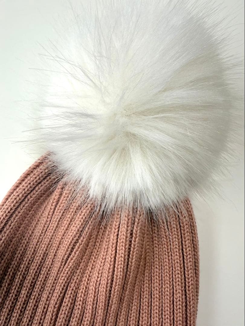 Moncler モンクレール キッズ ニット帽 ニットキャップ ポンポン M