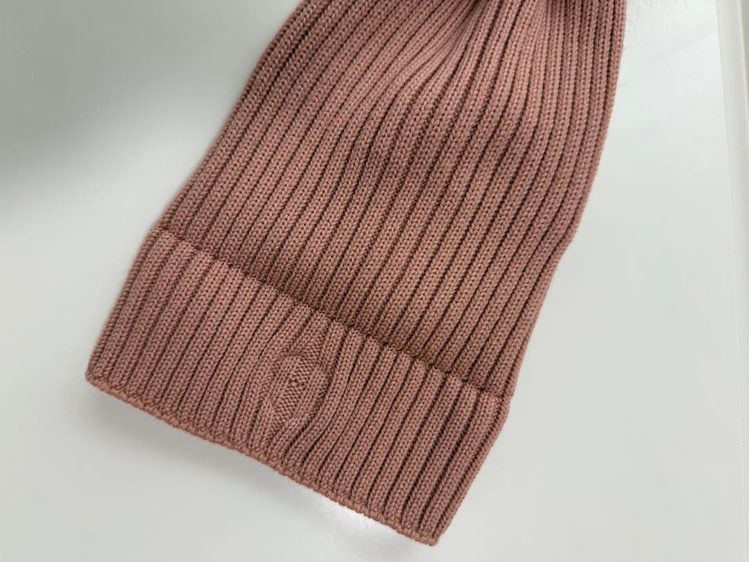 Moncler モンクレール キッズ ニット帽 ニットキャップ ポンポン M