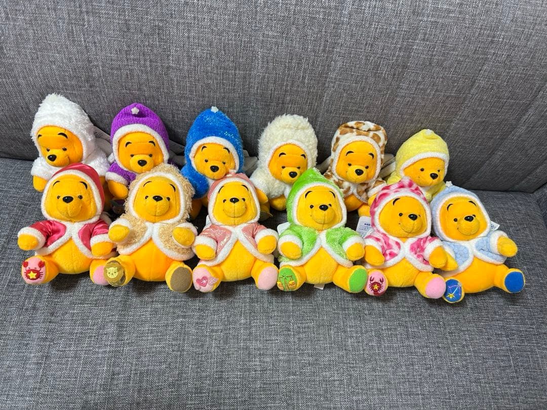 激レア！　くまのプーさん　12星座ぬいぐるみまとめ売り　ディズニーストア　タグ有